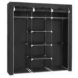 Artikelbild 1 für SONGMICS Stoffschrank, RYG12B schwarz 150,0 x 45,0 x 175,0 cm, 1 St., Artikelnummer 439806