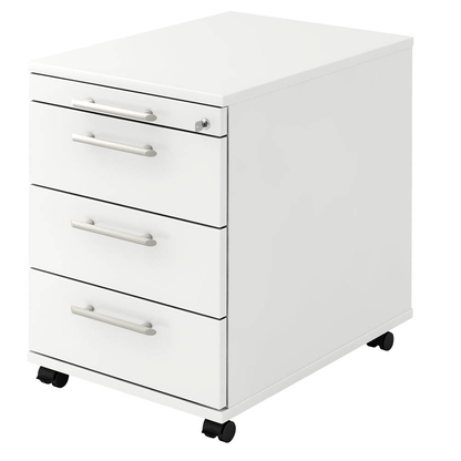 Artikelbild für HAMMERBACHER Sira Rollcontainer weiß 4 Auszüge 42,8 x 58,0 x 59,0 cm, Artikelnummer 642475