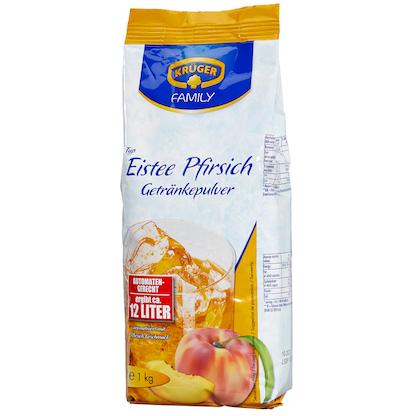 Artikelbild 4 für KRÜGER Eistee Pfirsich Getränkepulver 1,0 kg, Artikelnummer 177784