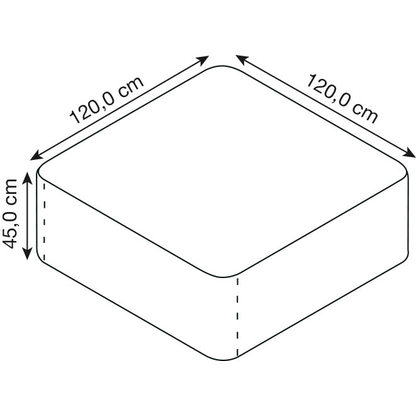 Artikelbild 2 für viasit 5-Sitzer Sitzinsel Coloq rot Stoff 120,0 x 120,0 x 45,0 cm, 1 St., Artikelnummer 176832