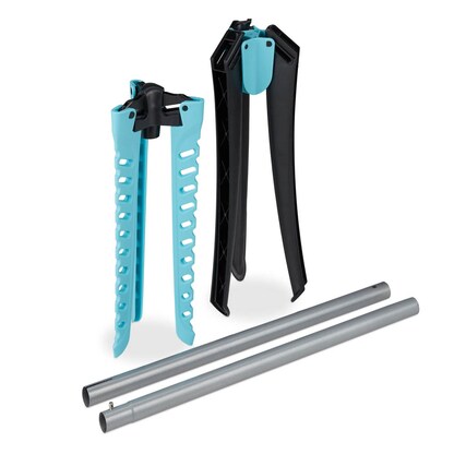 Artikelbild 7 für relaxdays Wäscheständer silber, schwarz, türkis, 1 St., Artikelnummer 644064