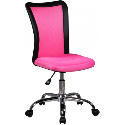 Artikelbild für AMSTYLE Kinderdrehstuhl, SPM1.315 Stoff rosa, Gestell silber, Artikelnummer 905352