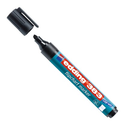 Artikelbild 2 für edding 383 Flipchart-Marker schwarz 1,0 - 5,0 mm, 10 St., Artikelnummer 477992