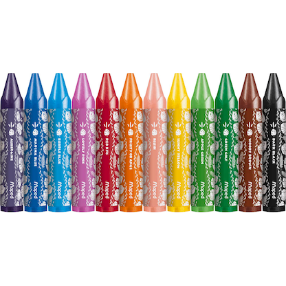 Artikelbild 2 für maped JUNGLE fever Jumbo Wachsmalstifte farbsortiert, 12 St., Artikelnummer 260389