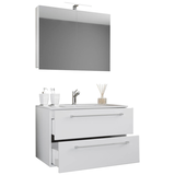 Artikelbild 1 für VCM my bath Badmöbel-Set 3-teilig Badinos 914333 weiß 80,0 x 46,0 x 50,0 cm, Artikelnummer 388803