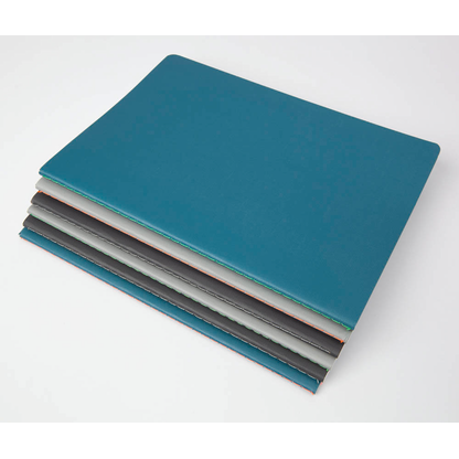 Artikelbild 8 für SIGEL Notizhefte Linescape DIN A5 kariert, mittelblau, neon-grün Softcover 68 Seiten, 2 St., Artikelnummer 630818