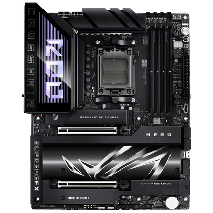 Artikelbild 7 für ASUS ROG CROSSHAIR X870E Mainboard, AM5, ATX, X870, 192 GB, Artikelnummer 685778