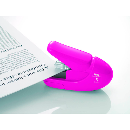 Artikelbild 4 für PLUS JAPAN Klammerloses Heftgerät pink, 1 St., Artikelnummer 771808