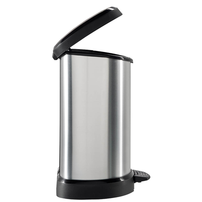 Artikelbild 7 für curver DECOBIN Mülleimer 15,0 l silbermetallic, 1 St., Artikelnummer 700993