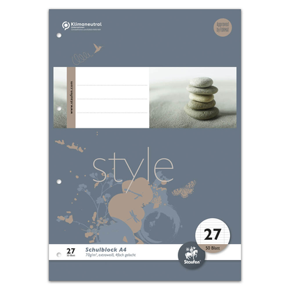 Artikelbild 2 für Staufen® Briefblöcke Style gelocht DIN A4 liniert Lineatur 27, 10 Blöcke, Artikelnummer 717769