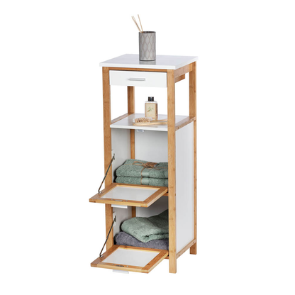 Artikelbild 6 für WENKO Schubladenregal Finja weiß, braun 34,0 x 30,0 x 89,0 cm, 1 St., Artikelnummer 530921