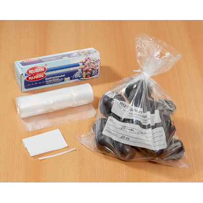 Artikelbild 2 für RUBIN Gefrierbeutel 3,0 l, 30 St., Artikelnummer 534737