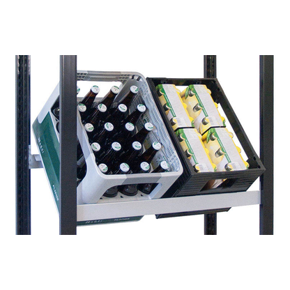 Artikelbild 3 für SCHULTE Getränkekistenregal 37001-S schwarz, silber 75,0 x 30,0 x 180,0 cm, Artikelnummer 854998