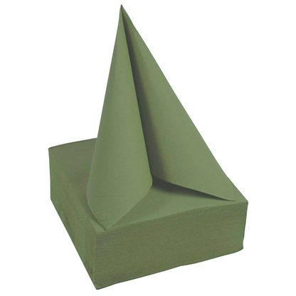 Artikelbild 2 für PROnappe Servietten olivgrün 2-lagig 20,0 x 20,0 cm, 50 St., Artikelnummer 361616