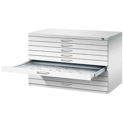 Artikelbild 3 für CP 7100 Planschrank lichtgrau 10 Schubladen 110,0 x 76,5 x 76,0 cm, 1 St., Artikelnummer 682043