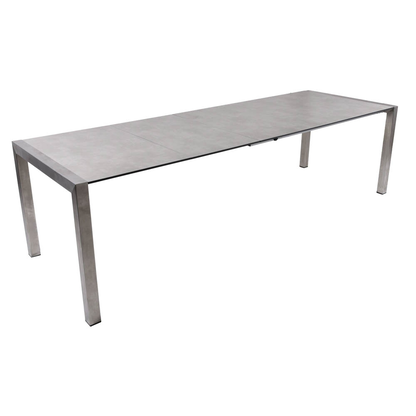 Artikelbild 2 für Garden Pleasure Gartentisch SIENNA grau rechteckig 160,0/217,0/267,0 x 92,0 x 75,0 cm, Artikelnummer 380141