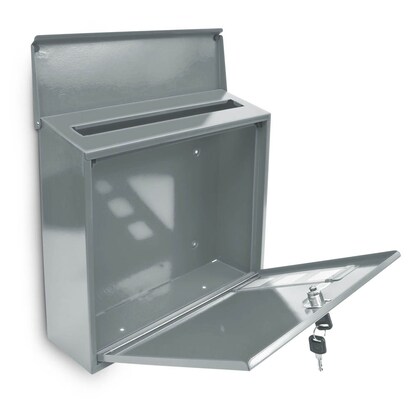 Artikelbild 3 für relaxdays Briefkasten 10017419_55 silber, Artikelnummer 519003