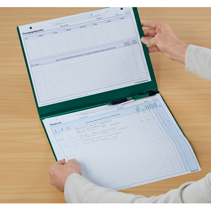 Artikelbild 5 für BOI Patienten-Dokumentationsmappe Professional-Line DIN A4 quer grün, 1 St., Artikelnummer 667002