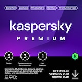 Artikelbild 1 für KASPERSKY Premium Sicherheitssoftware Vollversion (Download-Link), Artikelnummer 898492