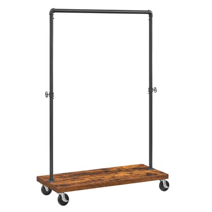 Artikelbild für VASAGLE Rollgarderobe braun Metall 2 Haken 104,5 x 162,0 cm, Artikelnummer 260889