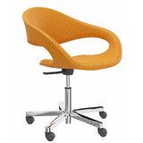 Artikelbild 1 für fm Besucherstuhl Elan 4260761571492 orange Stoff, 1 St., Artikelnummer 448379