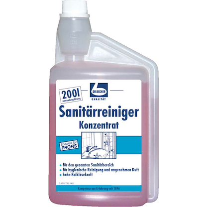 Artikelbild für DR.BECHER Sanitärreiniger Konzentrat Badreiniger 1 l, Artikelnummer 256283