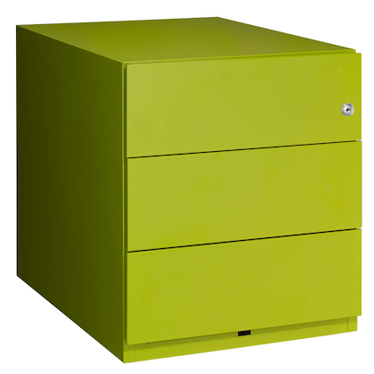 Artikelbild für BISLEY Note Rollcontainer grün 3 Auszüge 42,0 x 56,5 x 49,5 cm, Artikelnummer 877241