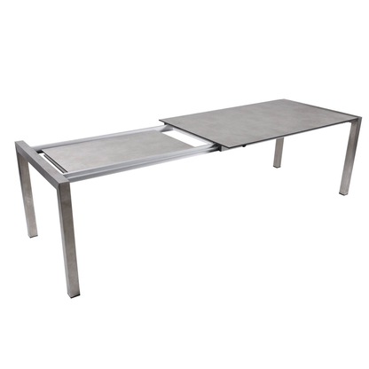 Artikelbild 3 für Garden Pleasure Gartentisch SIENNA grau rechteckig 160,0/217,0/267,0 x 92,0 x 75,0 cm, Artikelnummer 380141