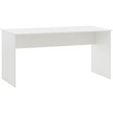 Artikelbild 1 für MÖBELPARTNER 400 Schreibtisch weiß rechteckig, Wangen-Gestell weiß 150,0 x 65,0 cm, Artikelnummer 774022