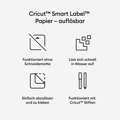 Artikelbild 5 für cricut™ Smart Label Papier auflösbar für Schneideplotter weiß 33,0 x 61,0 cm, 1 St., Artikelnummer 958742