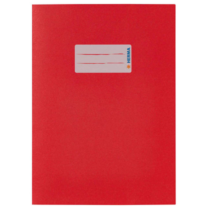 Artikelbild für HERMA Heftumschlag glatt rot Papier DIN A5, Artikelnummer 361119