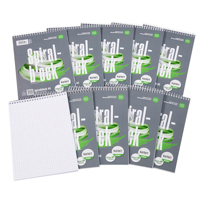 Artikelbild für Ursus Notizblöcke DIN A5 kariert, 10 Blöcke, Artikelnummer 417865