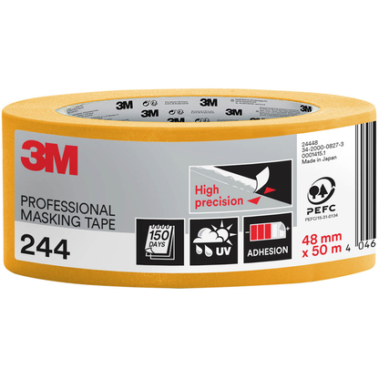 Artikelbild für 3M 244 Malerband orange 48,0 mm x 50,0 m 1 Rolle, Artikelnummer 477459