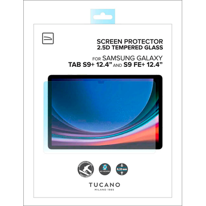 Artikelbild für TUCANO Display-Schutzglas für Samsung Galaxy Tab S9, Galaxy Tab S9+, Artikelnummer 504989