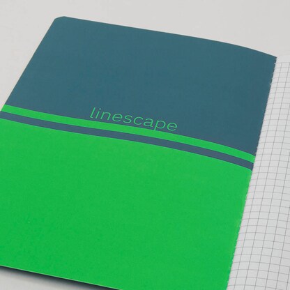 Artikelbild 7 für SIGEL Notizhefte Linescape DIN A5 kariert, mittelblau, neon-grün Softcover 68 Seiten, 2 St., Artikelnummer 630818