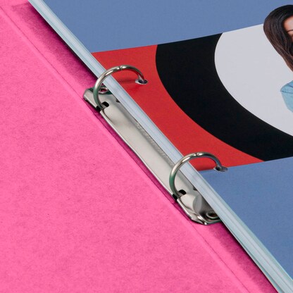 Artikelbild 8 für VON LEITZ Ringbuch 2-Ringe fuchsia 2,5 cm DIN A4, 1 St., Artikelnummer 669851