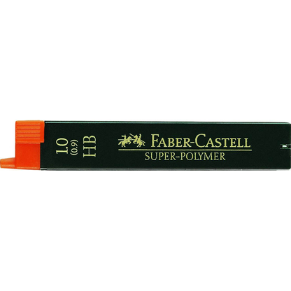 Artikelbild 2 für FABER-CASTELL SUPER-POLYMER Feinminen-Bleistiftminen schwarz HB 1,0 mm, 12 St., Artikelnummer 334599
