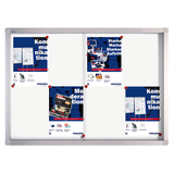 Artikelbild 1 für FRANKEN Schaukasten PRO silber 8x DIN A4 95,0 x 4,6 x 68,0 cm, 1 St., Artikelnummer 534661