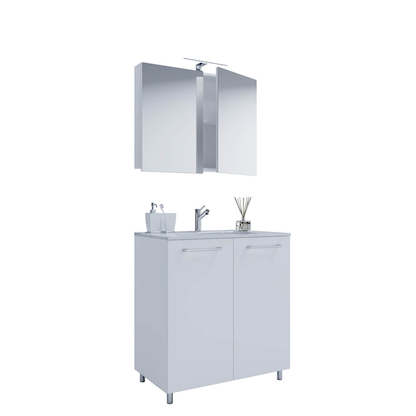 Artikelbild für VCM my bath Badmöbel-Set 3-teilig Gilos 914345 weiß 80,0 x 46,0 x 86,0 cm, Artikelnummer 388857