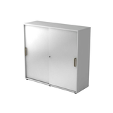 Artikelbild 1 für HAMMERBACHER Schiebetürenschrank 1753S, V1753S/5/S/SG lichtgrau, silber 2 Fachböden 120,0 x 40,0 x 110,0 cm, Artikelnummer 375747