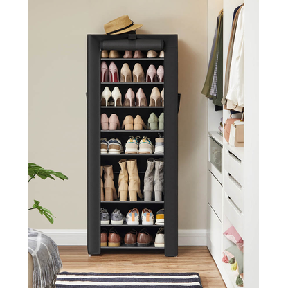 Artikelbild 6 für SONGMICS Stoffschrank, RXJ10H01 schwarz 58,0 x 28,0 x 160,0 cm, 1 St., Artikelnummer 439819