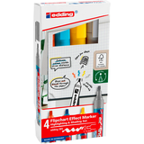Artikelbild 1 für edding 385 Flipchart-Marker farbsortiert 1,0 - 5,0 mm, 4 St., Artikelnummer 530347