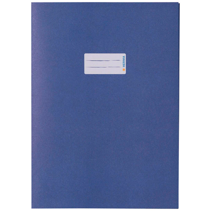 Artikelbild für HERMA Heftumschlag glatt dunkelblau Papier DIN A4, Artikelnummer 116139