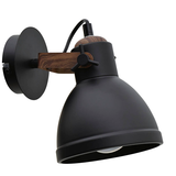 Artikelbild 1 für meet powered by PAPERFLOW Elix Wandleuchte schwarz, akazie, Artikelnummer 676169