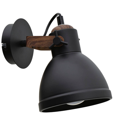 Artikelbild für meet powered by PAPERFLOW Elix Wandleuchte schwarz, akazie, Artikelnummer 676169