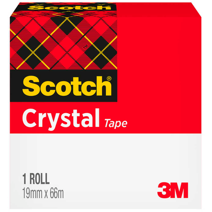 Artikelbild 2 für Scotch Crystal Klebefilm kristall-klar 19,0 mm x 33,0 m 1 Rolle, Artikelnummer 747859
