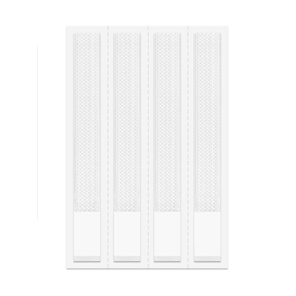 Artikelbild 4 für tesa Powerstrips Click MEDIUM Slim Klett-Klebestreifen für max. 5,0 kg, 1,0 x 8,0 cm, 16 St., Artikelnummer 822769