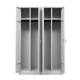 Artikelbild 1 für Gürkan Spind lichtgrau 104991, 2 Schließfächer 117,0 x 50,0 x 180,0 cm, Artikelnummer 560363