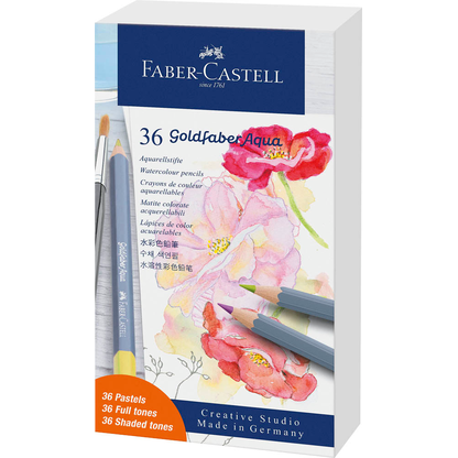 Artikelbild für FABER-CASTELL Goldfaber Aqua Aquarellstifte farbsortiert, 36 St., Artikelnummer 418964
