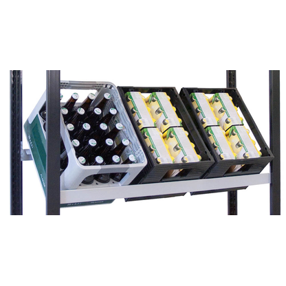 Artikelbild 3 für SCHULTE Getränkekistenregal 37006-S schwarz, silber 100,0 x 30,0 x 180,0 cm, Artikelnummer 855837